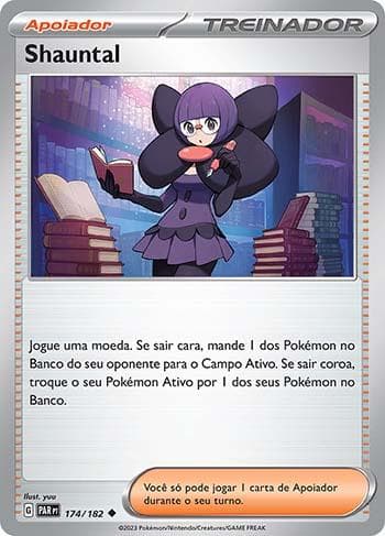 Carta Shauntal (174/182) do set Fenda Paradoxal — Pokémon TCG | Bynx