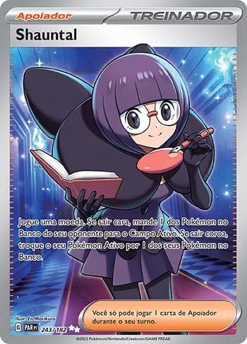 Carta Shauntal (243/182) do set Fenda Paradoxal — Pokémon TCG | Bynx