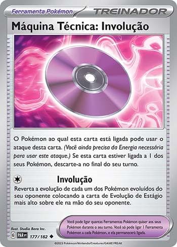 Carta Technical Machine: Devolution (177/182) do set Fenda Paradoxal — Pokémon TCG | Bynx