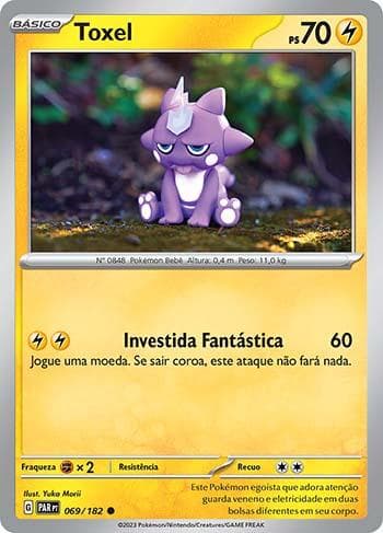 Carta Toxel (069/182) do set Fenda Paradoxal — Pokémon TCG | Bynx