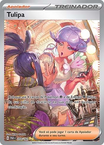 Carta Tulip (259/182) do set Fenda Paradoxal — Pokémon TCG | Bynx