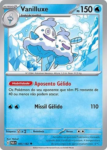Carta Vanilluxe (045/182) do set Fenda Paradoxal — Pokémon TCG | Bynx