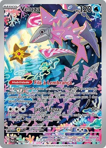 Carta Veluza (192/182) do set Fenda Paradoxal — Pokémon TCG | Bynx