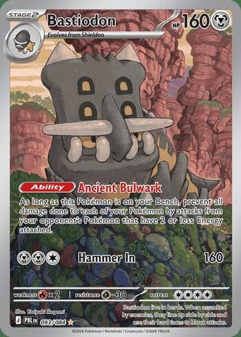 Carta Bastiodon 093/84 do set Pitch Black — Pokémon TCG | Bynx