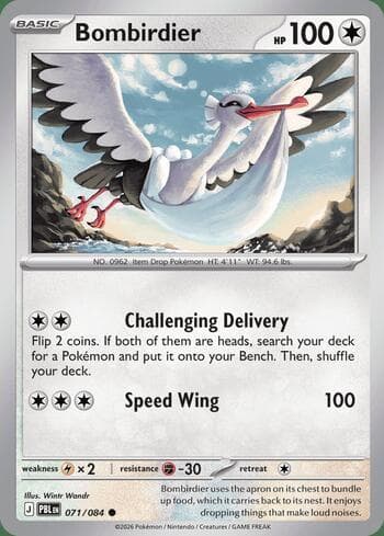 Carta Bombirdier 071/84 do set Pitch Black — Pokémon TCG | Bynx