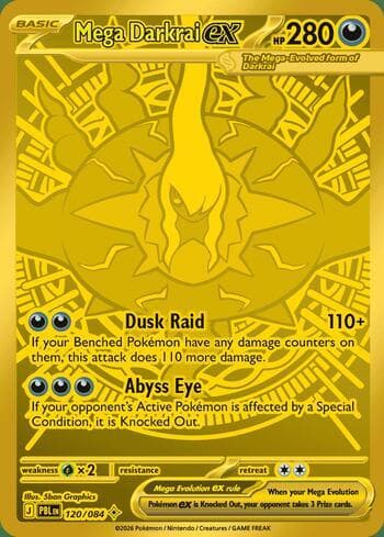 Mega Darkrai ex 120 — Pitch Black