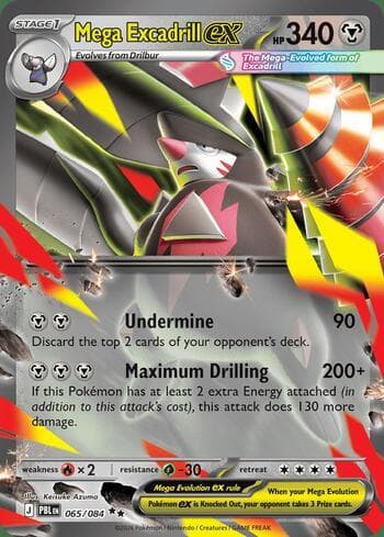Mega Excadrill ex 065 — Pitch Black
