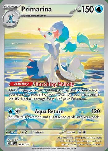 Carta Primarina 088/84 do set Pitch Black — Pokémon TCG | Bynx