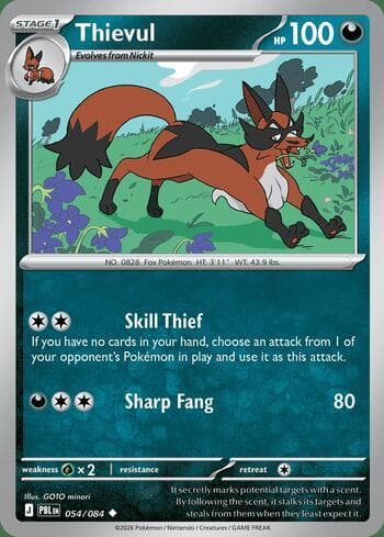 Carta Thievul 054/84 do set Pitch Black — Pokémon TCG | Bynx