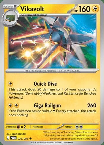 Carta Vikavolt 026/84 do set Pitch Black — Pokémon TCG | Bynx