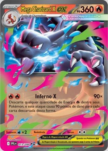 Mega Charizard X ex (013/094) — Liga BR — PFL