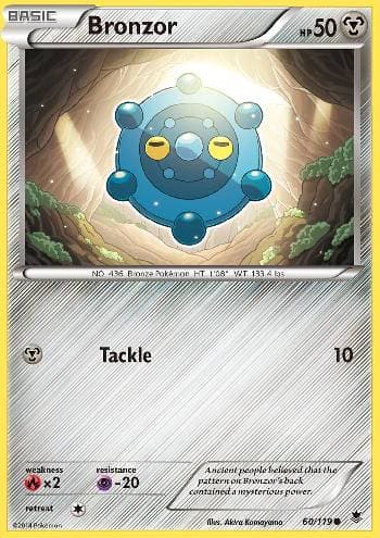 Carta Bronzor (60/119) do set Força Fantasma — Pokémon TCG | Bynx