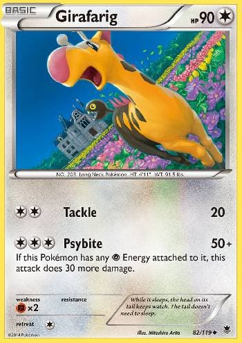 Girafarig (82/119) — Força Fantasma
