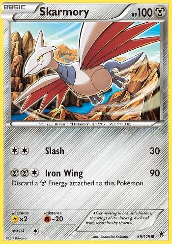 Carta Skarmory (59/119) do set Força Fantasma — Pokémon TCG | Bynx