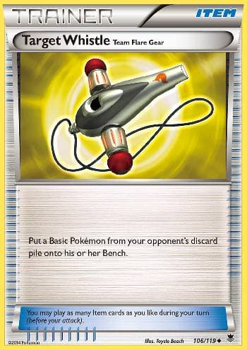 Carta Target Whistle (106/119) do set Força Fantasma — Pokémon TCG | Bynx