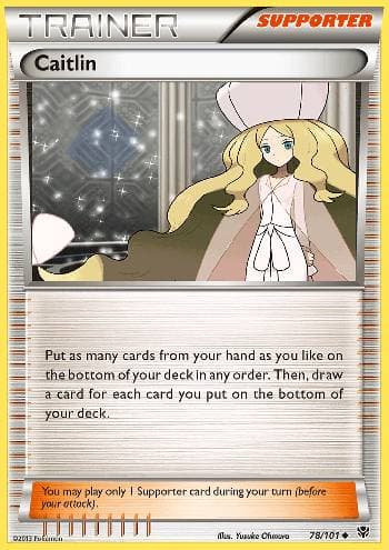 Carta Caitlin (78/101) do set Explosão de Plasma — Pokémon TCG | Bynx