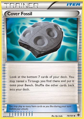 Carta Cover Fossil (79/101) do set Explosão de Plasma — Pokémon TCG | Bynx