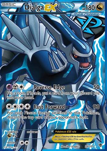 Carta Dialga-EX (99/101) do set Explosão de Plasma — Pokémon TCG | Bynx