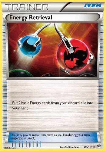 Carta Energy Retrieval (80/101) do set Explosão de Plasma — Pokémon TCG | Bynx