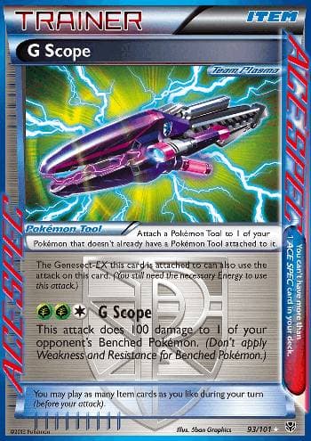 Carta G Scope (93/101) do set Explosão de Plasma — Pokémon TCG | Bynx