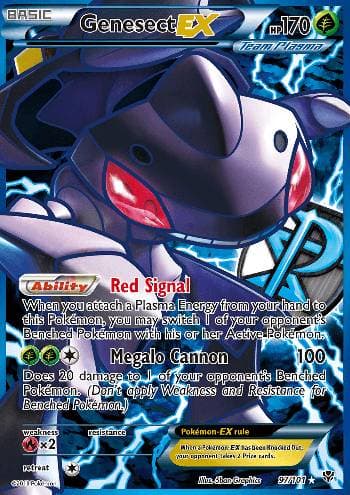 Carta Genesect-EX (97/101) do set Explosão de Plasma — Pokémon TCG | Bynx