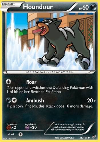 Carta Houndour (55/101) do set Explosão de Plasma — Pokémon TCG | Bynx