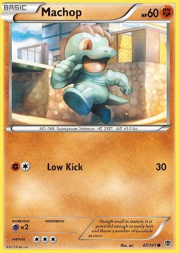 Carta Machop (47/101) do set Explosão de Plasma — Pokémon TCG | Bynx