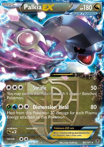 Carta Palkia-EX (66/101) do set Explosão de Plasma — Pokémon TCG | Bynx