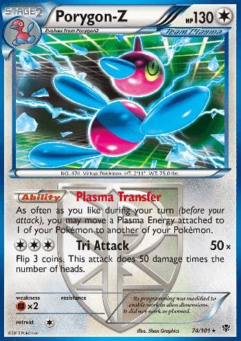 Porygon-Z (74/101) — Explosão de Plasma
