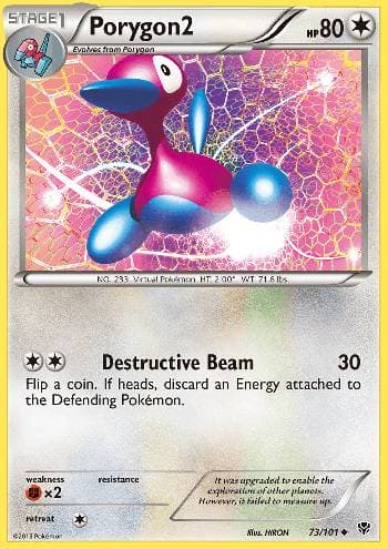 Carta Porygon2 (73/101) do set Explosão de Plasma — Pokémon TCG | Bynx