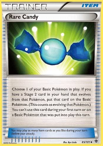 Carta Rare Candy (85/101) do set Explosão de Plasma — Pokémon TCG | Bynx