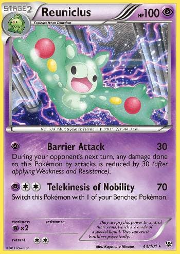 Reuniclus (44/101) — Explosão de Plasma