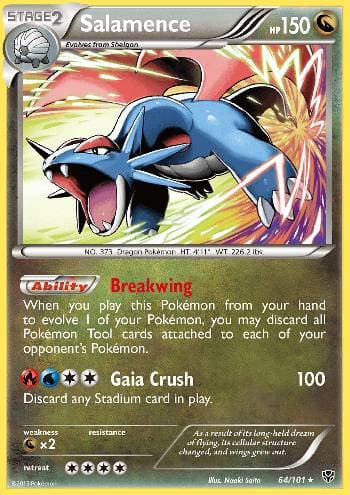 Carta Salamence (64/101) do set Explosão de Plasma — Pokémon TCG | Bynx