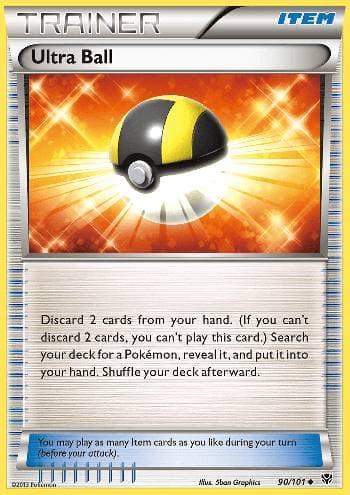 Carta Ultra Ball (90/101) do set Explosão de Plasma — Pokémon TCG | Bynx