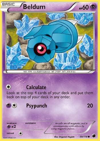 Carta Beldum (50/116) do set Congelamento de Plasma — Pokémon TCG | Bynx