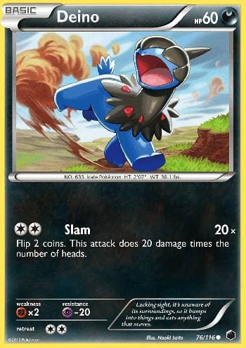 Carta Deino (76/116) do set Congelamento de Plasma — Pokémon TCG | Bynx