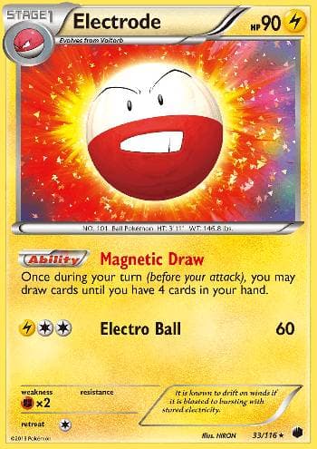 Carta Electrode (33/116) do set Congelamento de Plasma — Pokémon TCG | Bynx