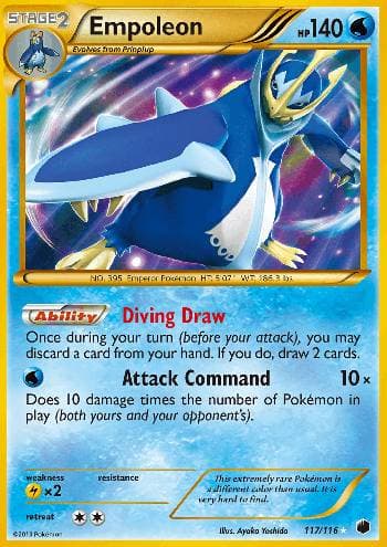 Carta Empoleon (117/116) do set Congelamento de Plasma — Pokémon TCG | Bynx
