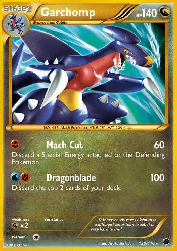 Carta Garchomp (120/116) do set Congelamento de Plasma — Pokémon TCG | Bynx