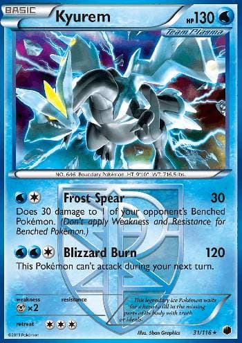 Kyurem (31/116) — Congelamento de Plasma