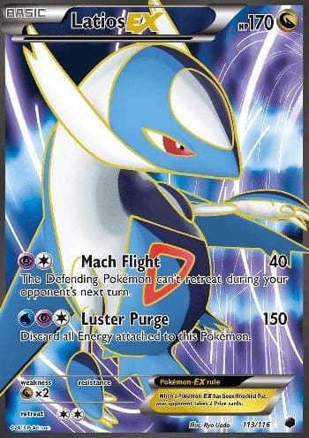 Carta Latios-EX (113/116) do set Congelamento de Plasma — Pokémon TCG | Bynx
