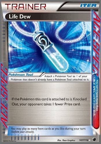 Carta Life Dew (107/116) do set Congelamento de Plasma — Pokémon TCG | Bynx