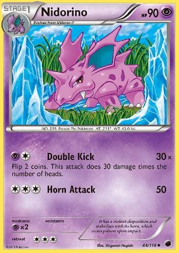 Carta Nidorino (44/116) do set Congelamento de Plasma — Pokémon TCG | Bynx