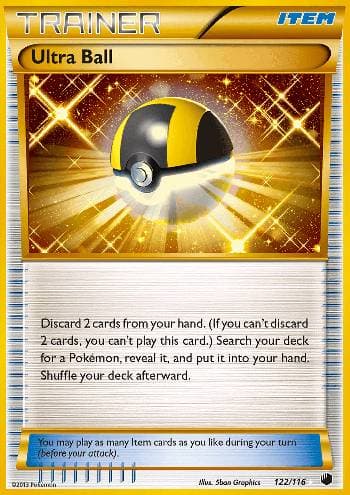Carta Ultra Ball (122/116) do set Congelamento de Plasma — Pokémon TCG | Bynx