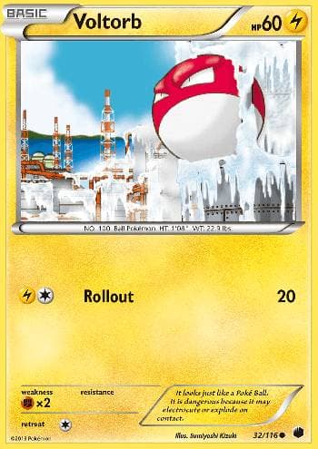 Carta Voltorb (32/116) do set Congelamento de Plasma — Pokémon TCG | Bynx