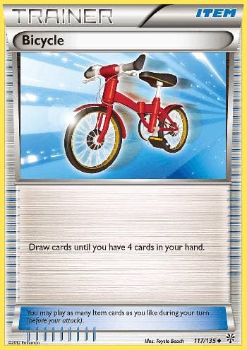 Carta Bicycle (117/135) do set Tempestade de Plasma — Pokémon TCG | Bynx
