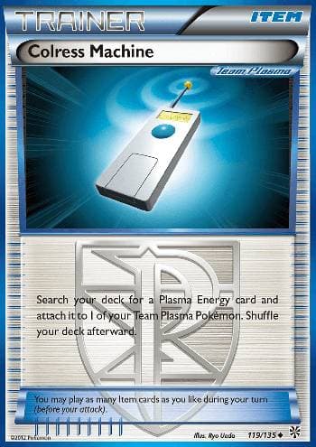 Carta Colress Machine (119/135) do set Tempestade de Plasma — Pokémon TCG | Bynx