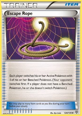 Carta Escape Rope (120/135) do set Tempestade de Plasma — Pokémon TCG | Bynx