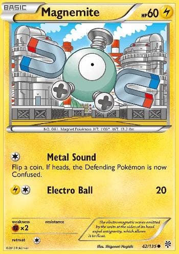 Carta Magnemite (42/135) do set Tempestade de Plasma — Pokémon TCG | Bynx