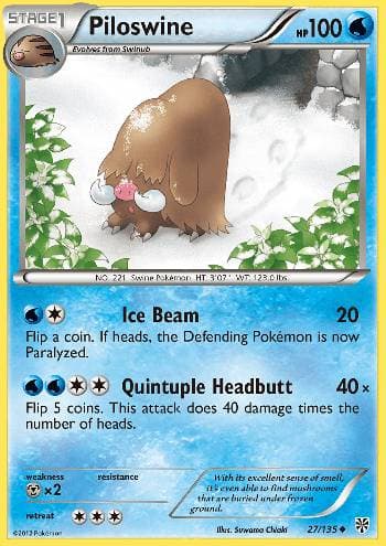 Piloswine (27/135) — Tempestade de Plasma
